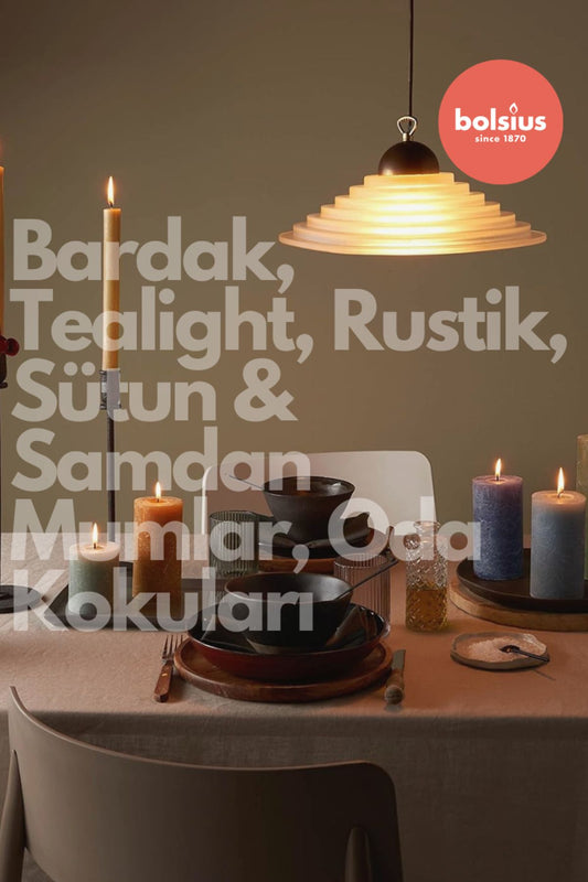 Elma Tarçın Kokulu Tealight Mum, Kırmızı Renkli, 6'lı Paket, 4 Saatlik Yanma Süresi - Ev Mumu - İç Dekorasyon - Doğal Özler - Doğal Vegan Balmumu İçerir - Palmiye Yağı İçermez - Herseyben.dealkolsüz kokuAmbians