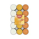 Mango Kokulu, Karışık Renkli 3,5 Saat Yanma, Tealight Mum (30'lu Paket) - Herseyben.deAmbiansbolsius